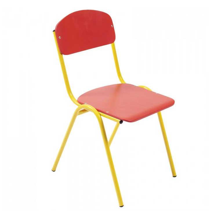 Стілець дитячий ISO, покриття фанери - кольоровий екологічно-чистий лак, ростова група №1, АЛМАНТ, 280х280х515 мм, (h=260 мм).